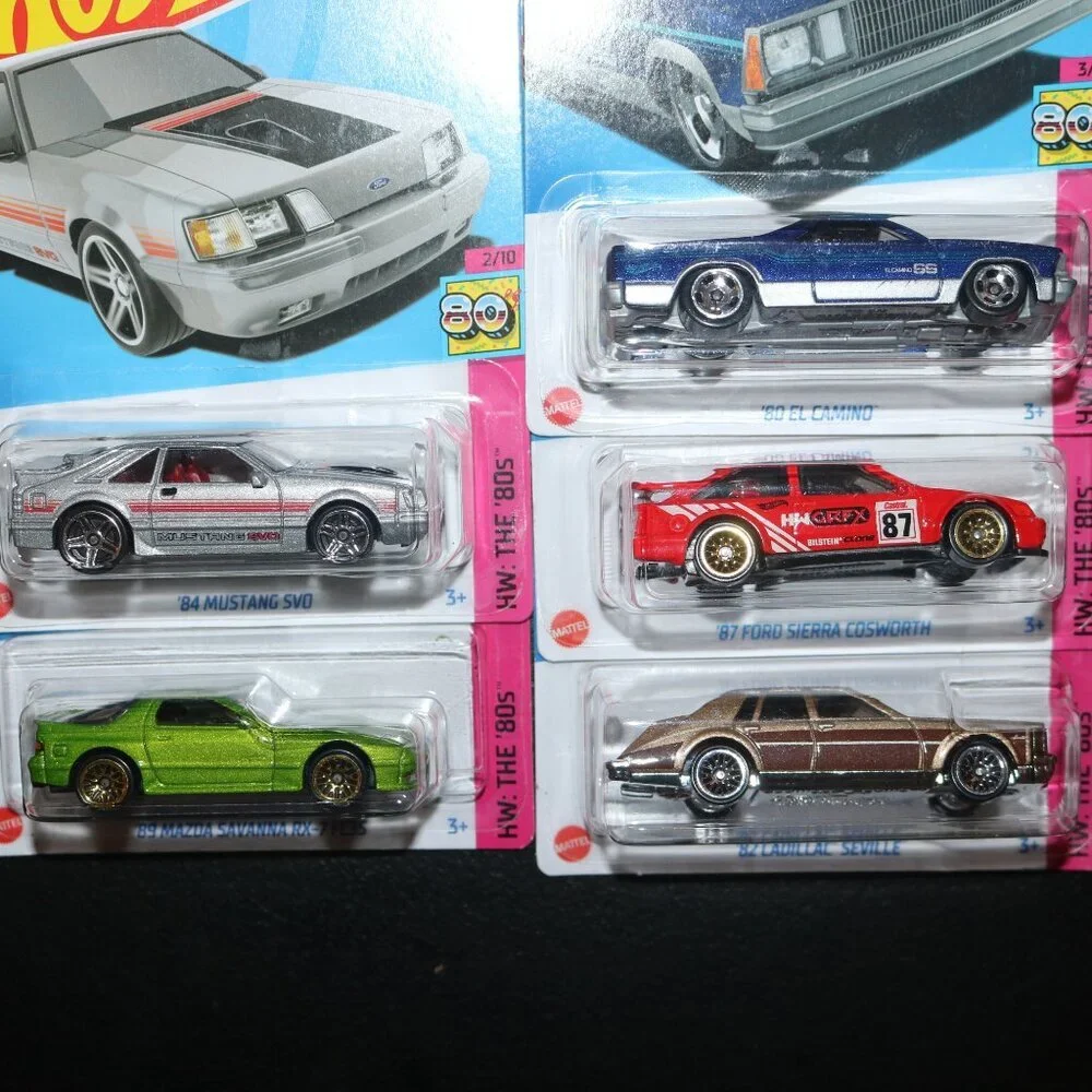 Hot Wheels The 80s lot of 5 all NIP
